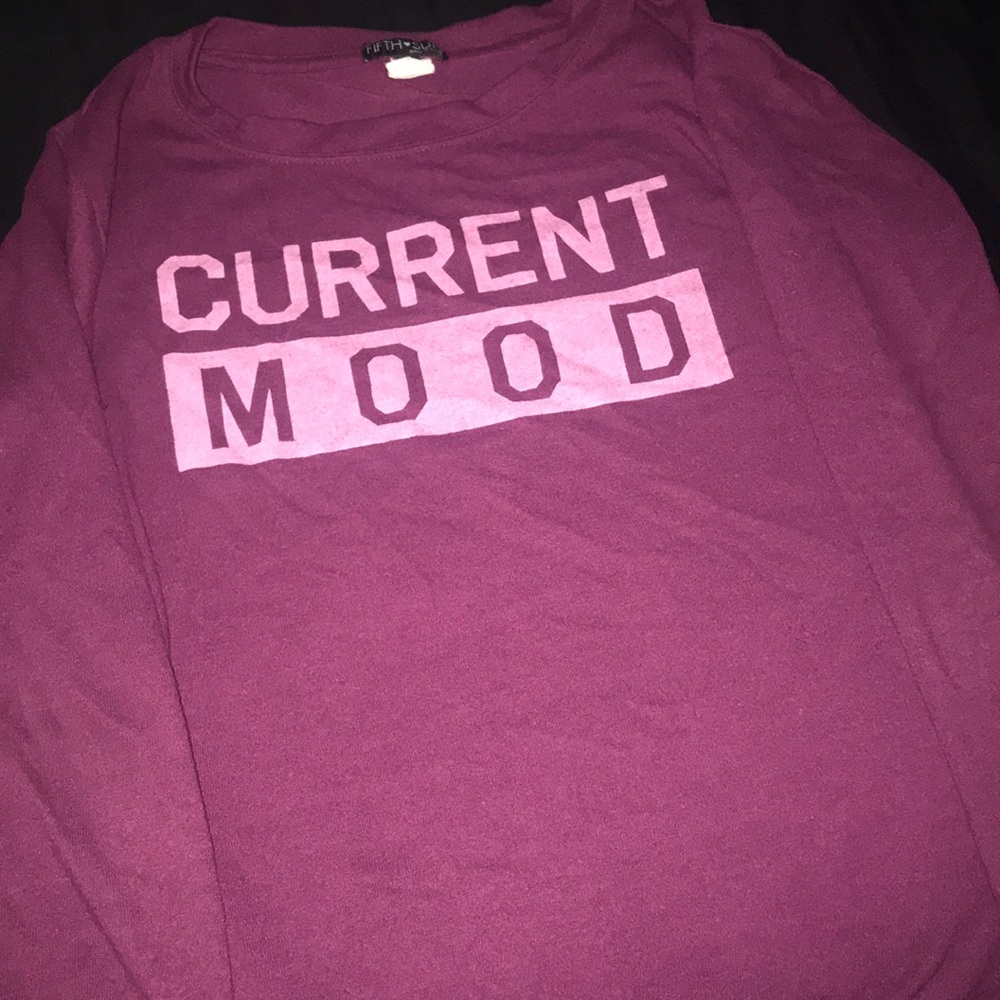 Polyester Magenta Sweater